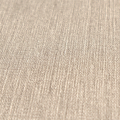 Mustertapete Leinen Greige Elegant - 10,05 m x 0,53 m