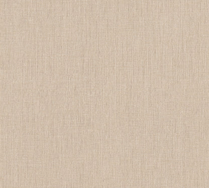 Mustertapete Leinen Greige Elegant - 10,05 m x 0,53 m