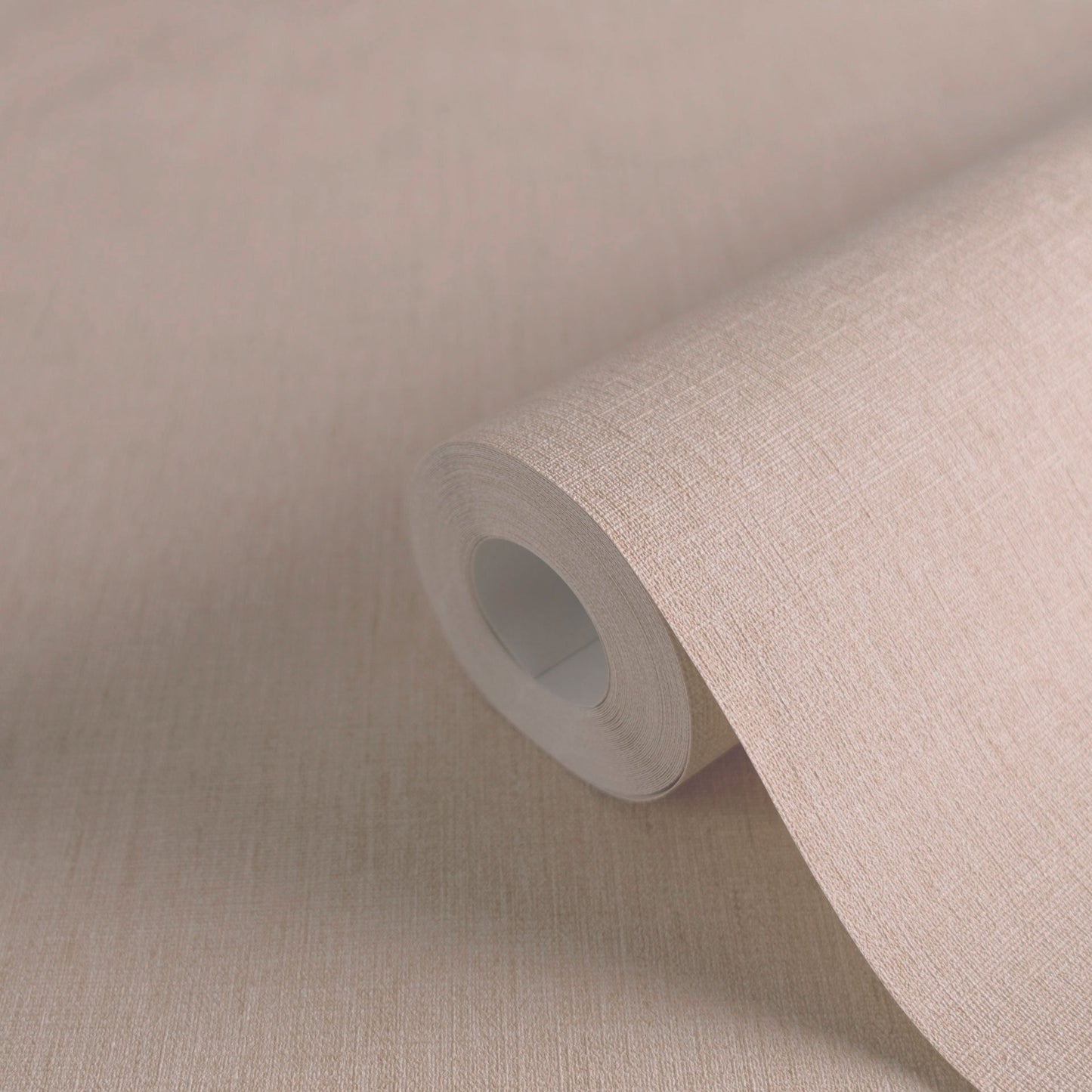 Mustertapete Leinen Mauve Elegant - 10,05 m x 0,53 m
