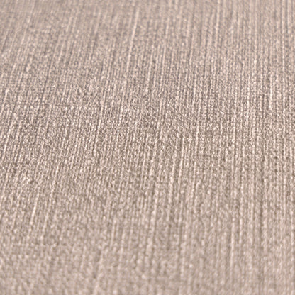 Mustertapete Leinen Mauve Elegant - 10,05 m x 0,53 m