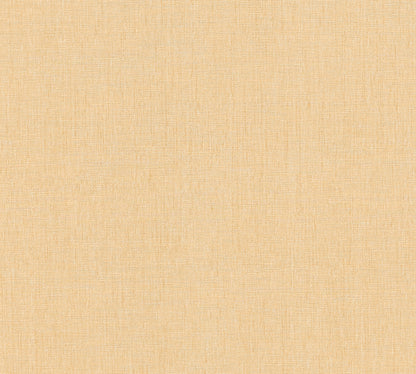 Mustertapete Leinen Apricot Sanft - 10,05 m x 0,53 m