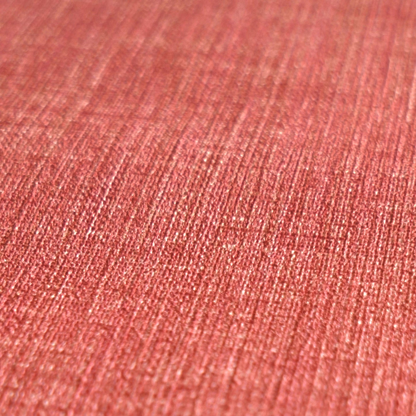 Mustertapete Leinen Erdbeerrot Klassisch - 10,05 m x 0,53 m
