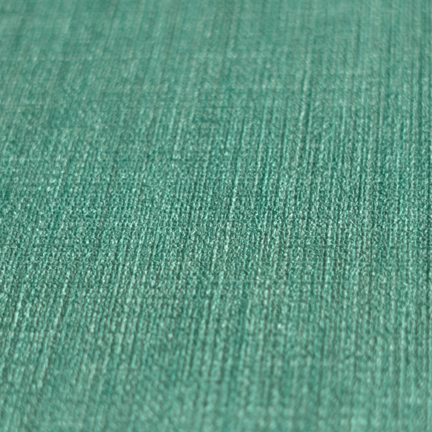 Mustertapete Leinen Smaragd Klassisch - 10,05 m x 0,53 m