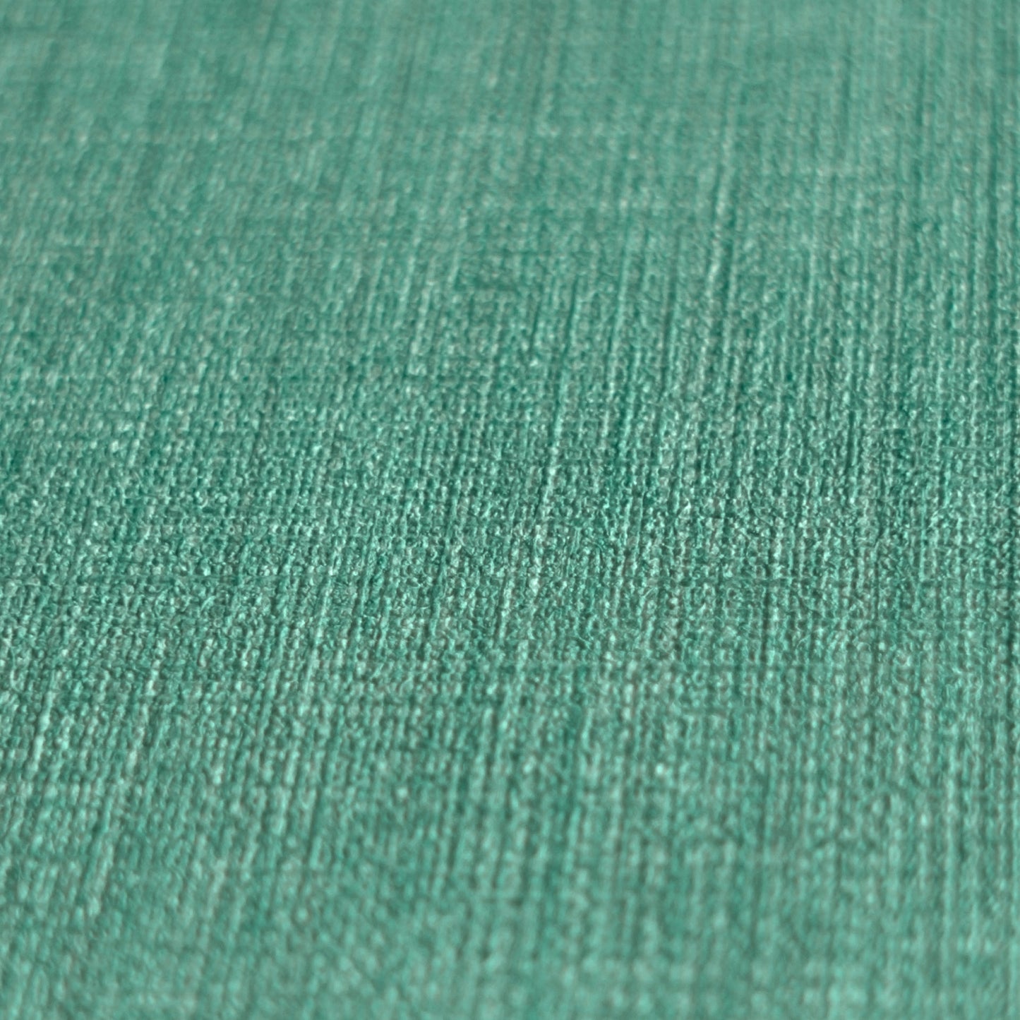 Mustertapete Leinen Smaragd Klassisch - 10,05 m x 0,53 m