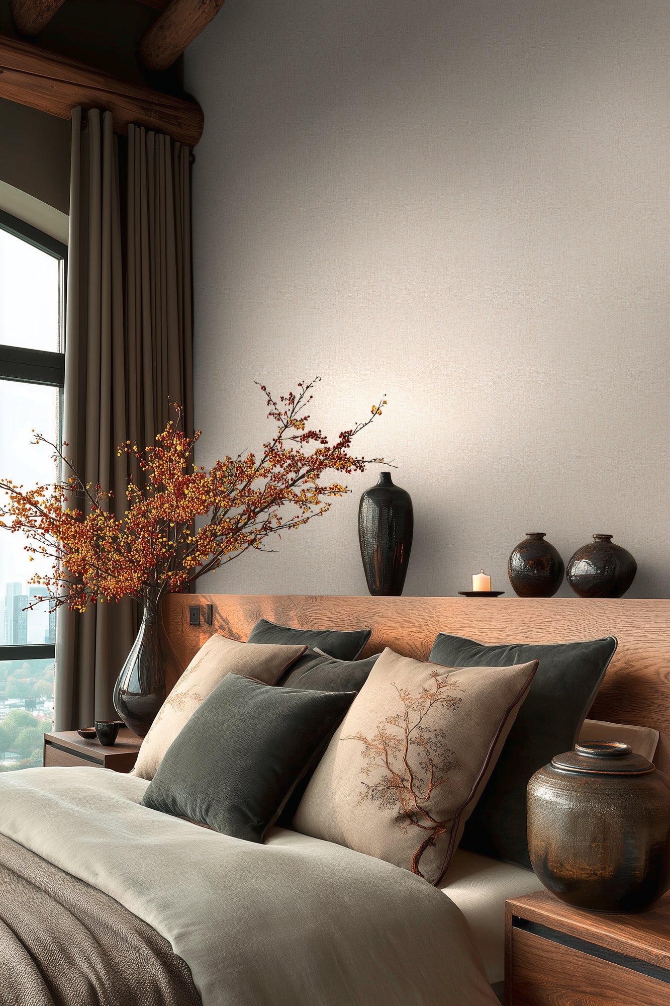 Livingwalls Vibes & Styles Vliestapete Strukturtapete Creme Beige - 10,05 m x 0,53 m