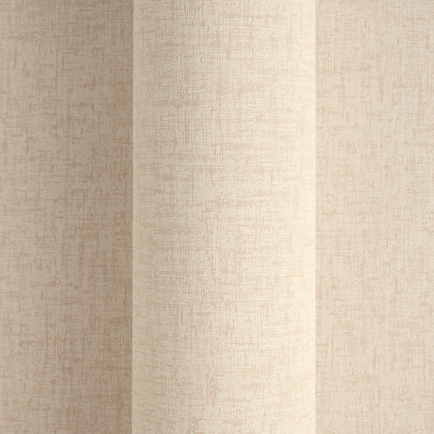 Mustertapete Leinenoptik Rosébeige - 10,05 m x 0,53 m
