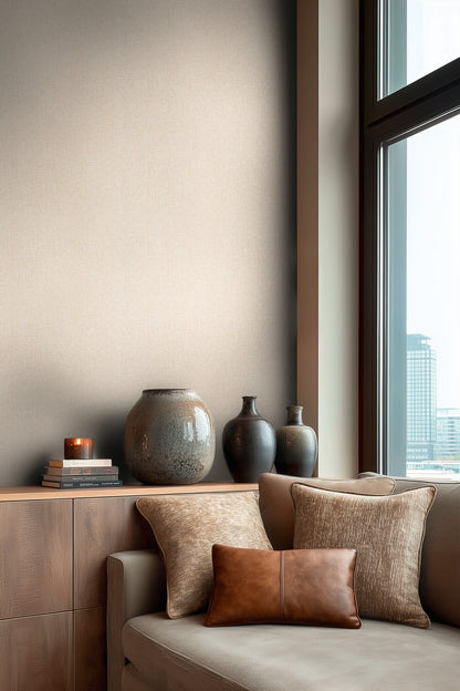 Livingwalls Vibes & Styles Vliestapete Strukturtapete Creme Beige - 10,05 m x 0,53 m