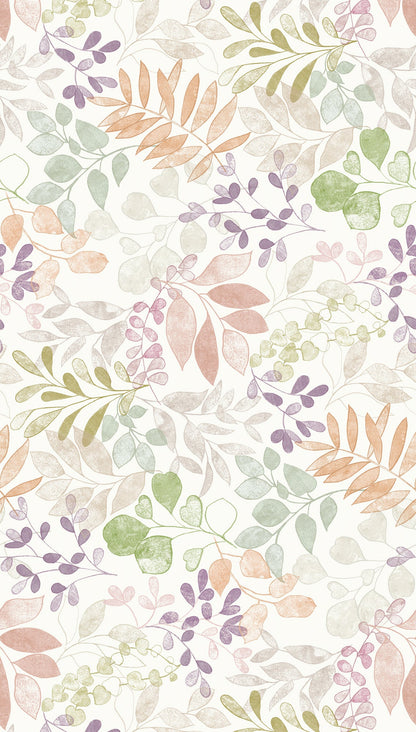 Fototapete Blätter Bunt - 1,59 m x 2,80 m