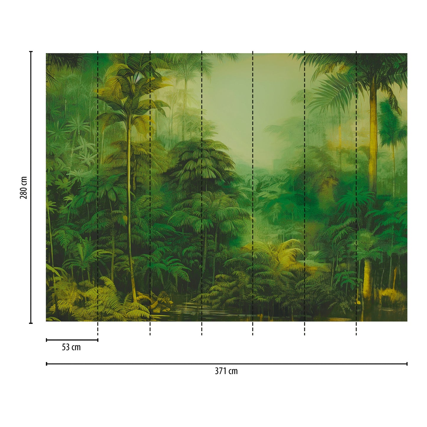 Jade 2 Vinyl-Vliestapete 20,1 m x 0,53 m