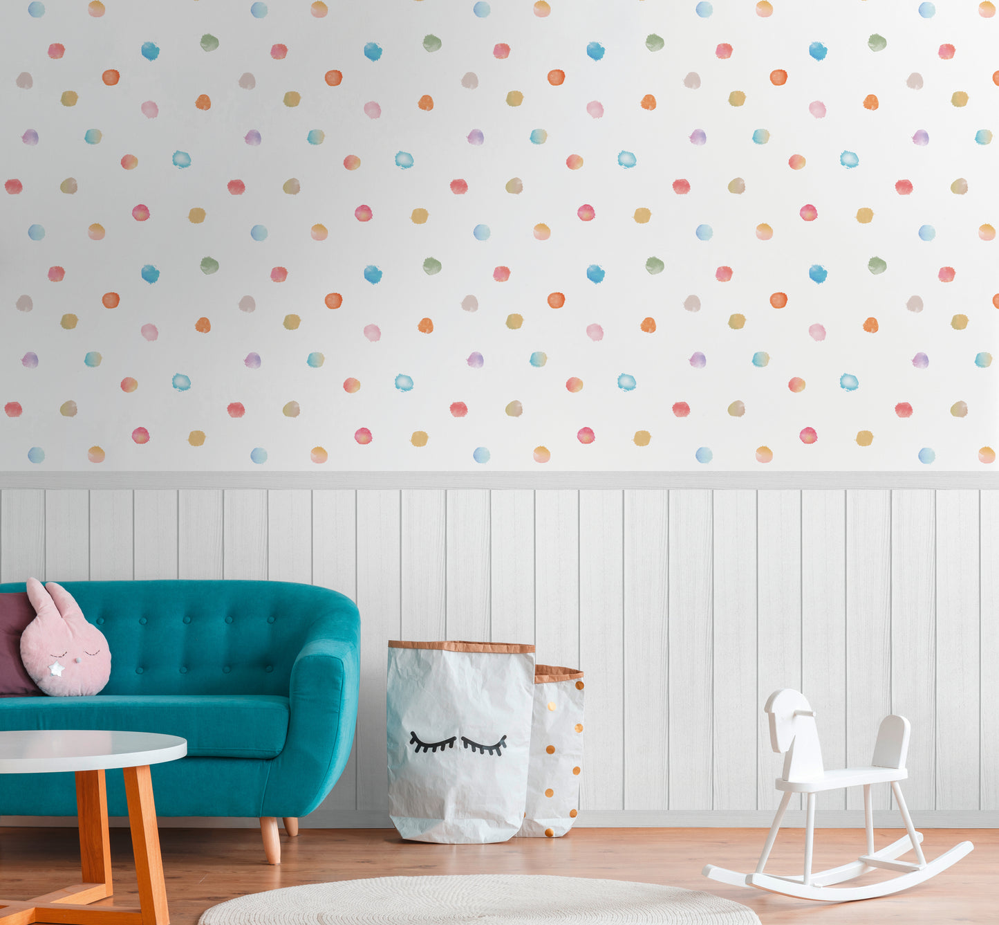 Fototapete Bunte Punkte - 1,59 m x 2,80 m