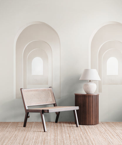 Fototapete Bogen Beige Creme - 1,59 m x 2,80 m