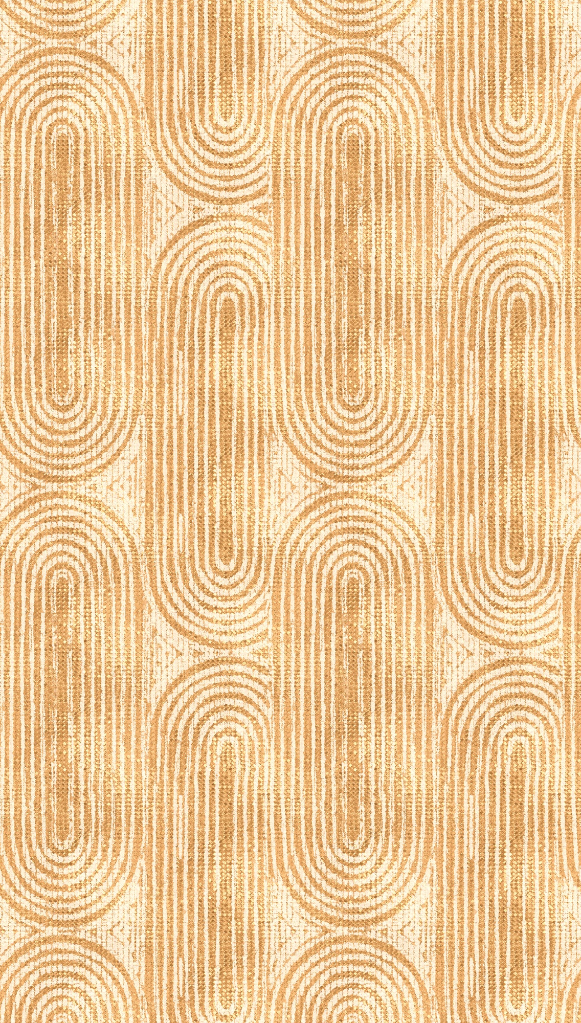 Fototapete Geometrische Bögen Beige Gold - 1,59 m x 2,80 m