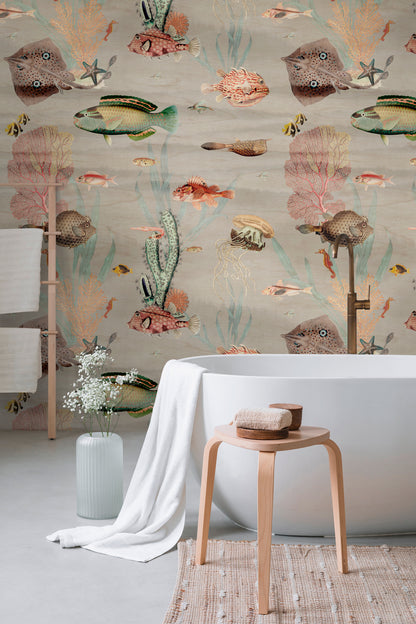 Fototapete Unterwasser Welt – 1,59 m x 2,80 m