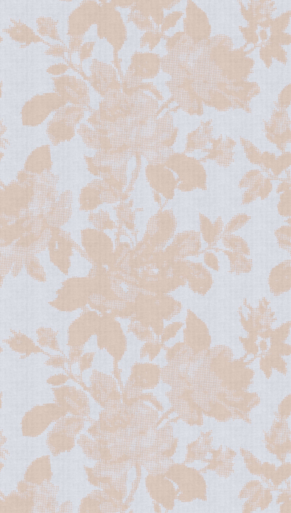 Fototapete Blätter Beige Grau - 1,59 m x 2,80 m