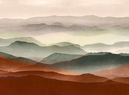 Fototapete Berglandschaft - 3,71 m x  2,80 m