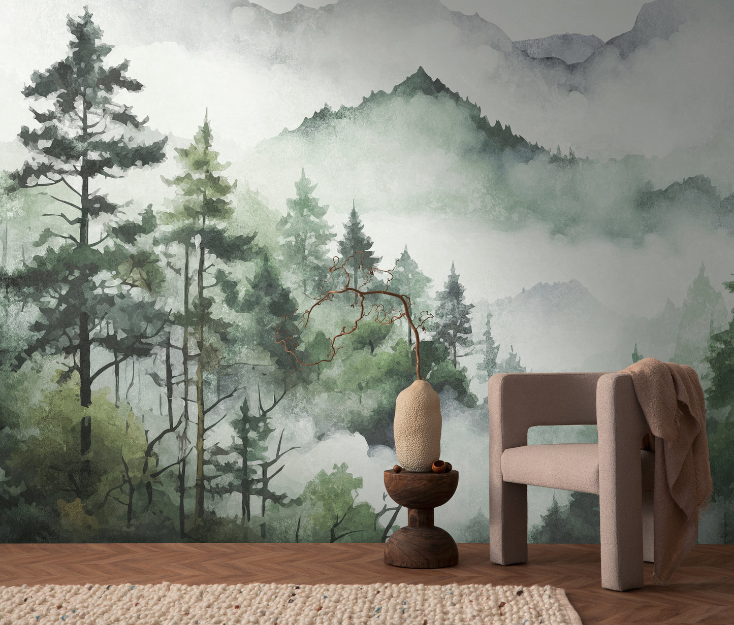 Fototapete Börsenchart Landschaft – 3,71 m x 2,80 m