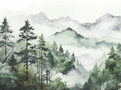 Fototapete Börsenchart Landschaft – 3,71 m x 2,80 m