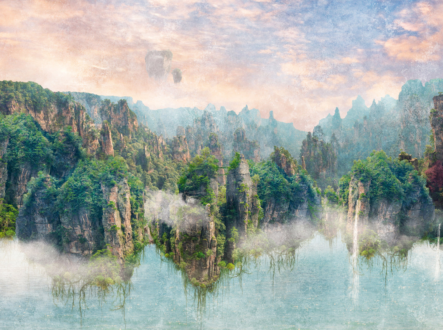 Fototapete Felsenlandschaft - 3,71 m x  2,80 m
