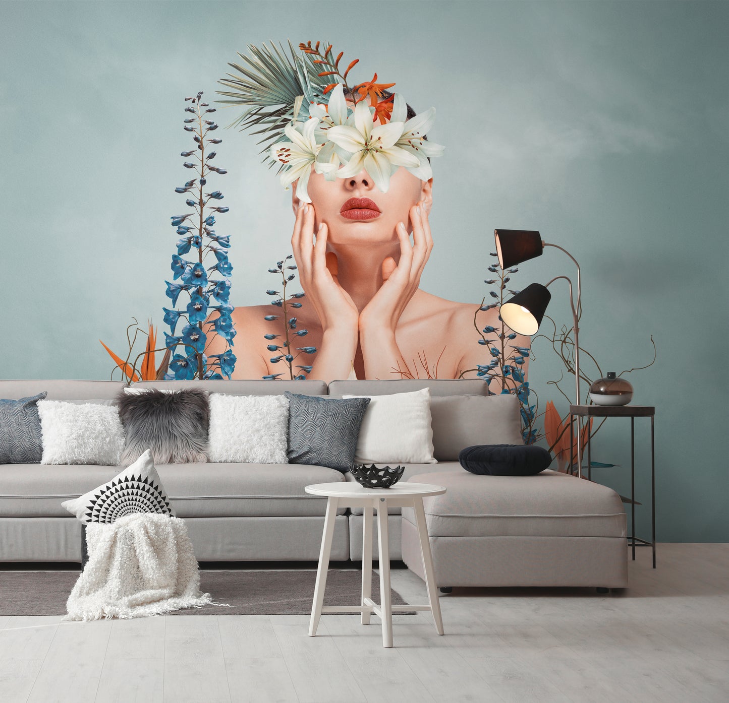 Fototapete Florales Portrait - 3,71 m x  2,80 m