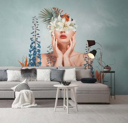 Fototapete Florales Portrait - 3,71 m x  2,80 m