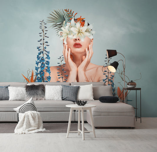 Fototapete Florales Portrait - 3,71 m x  2,80 m