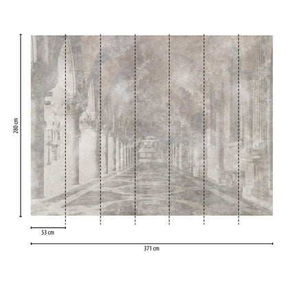 Fototapete Arkadengang - 3,71 m x  2,80 m
