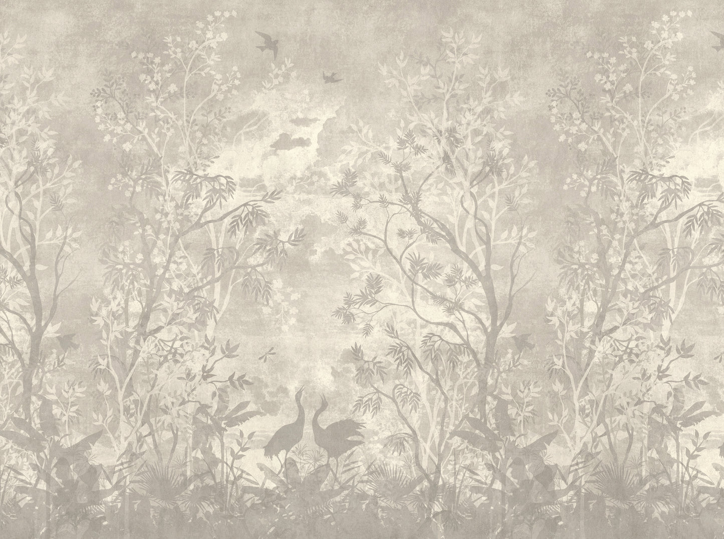 Fototapete Vogelillustration - 3,71 m x  2,80 m