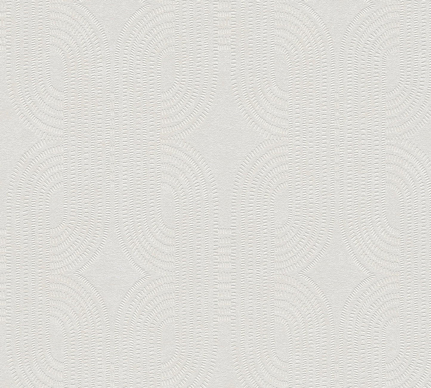 French Affair Geometrische Vliestapete Weiß Grau 10,05 m x 0,53 m