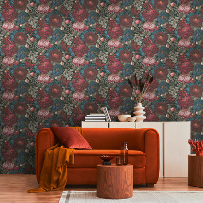 Livingwalls Michalsky 6  Blumen Rot - 10,05 m x 0,53 m