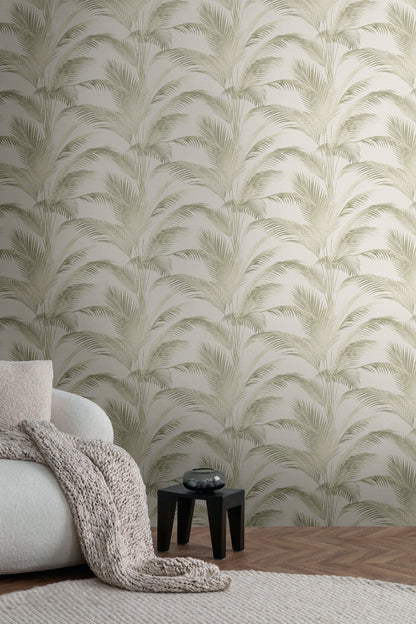 Livingwalls Michalsky 6  Pflanzen Creme Grün - 10,05 m x 0,53 m