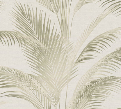 Livingwalls Michalsky 6  Pflanzen Creme Grün - 10,05 m x 0,53 m