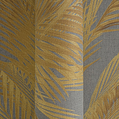 Livingwalls Michalsky 6  Pflanzen Grau Gold - 10,05 m x 0,53 m