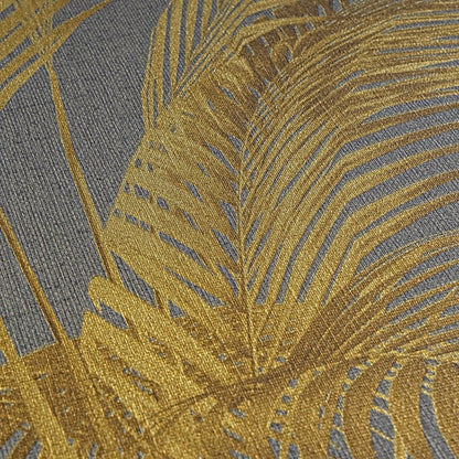 Livingwalls Michalsky 6  Pflanzen Grau Gold - 10,05 m x 0,53 m