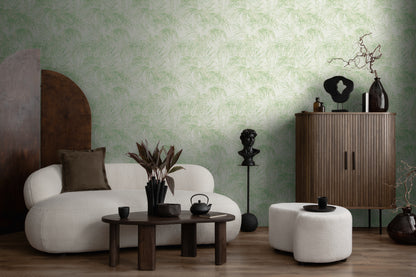 Livingwalls Michalsky 6  Blätter Creme Grün - 10,05 m x 0,53 m