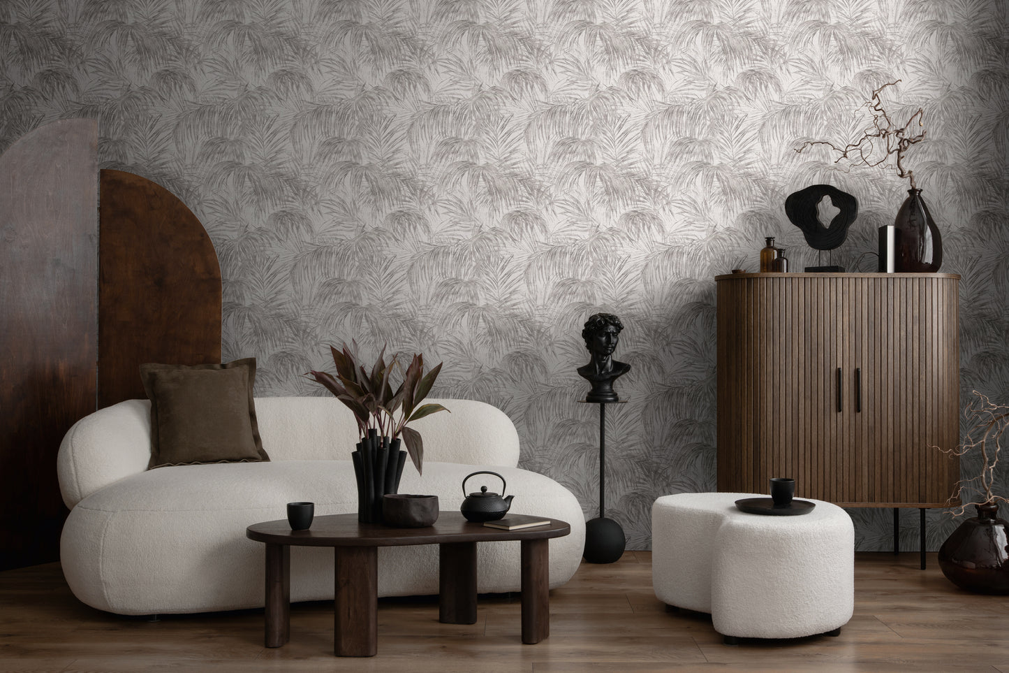 Livingwalls Michalsky 6  Blätter Weiß - 10,05 m x 0,53 m