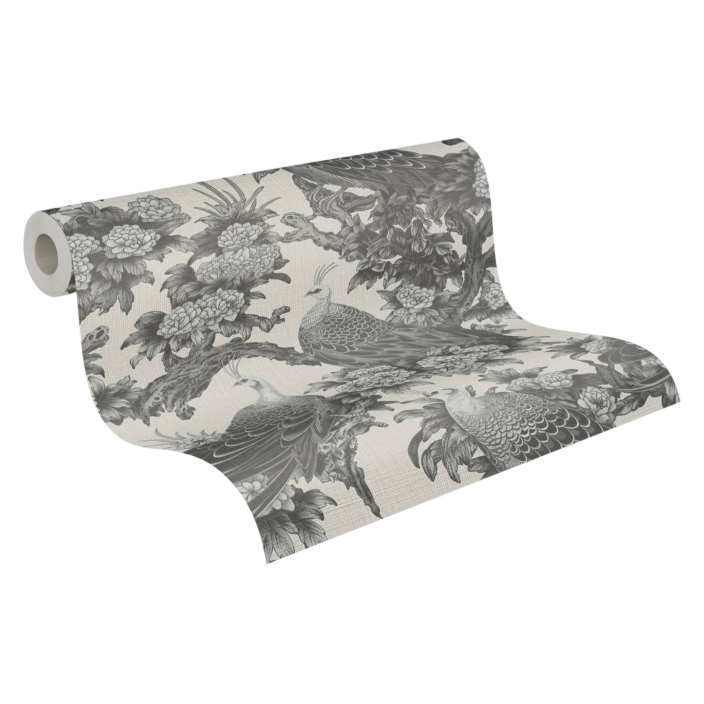 Livingwalls Michalsky 6  Vögel Grau Beige - 10,05 m x 0,53 m