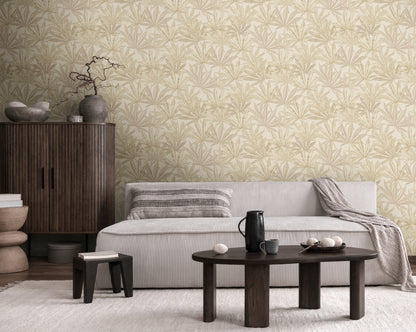 Livingwalls Michalsky 6  Blätter Creme Beige - 10,05 m x 0,53 m