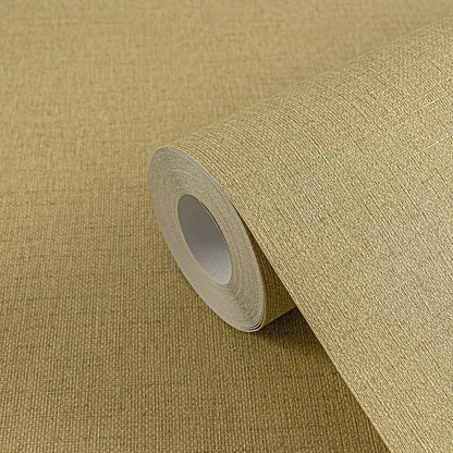 Livingwalls Vibes & Styles  Strukturtapete Gelb Beige - 10,05 m x 0,53 m