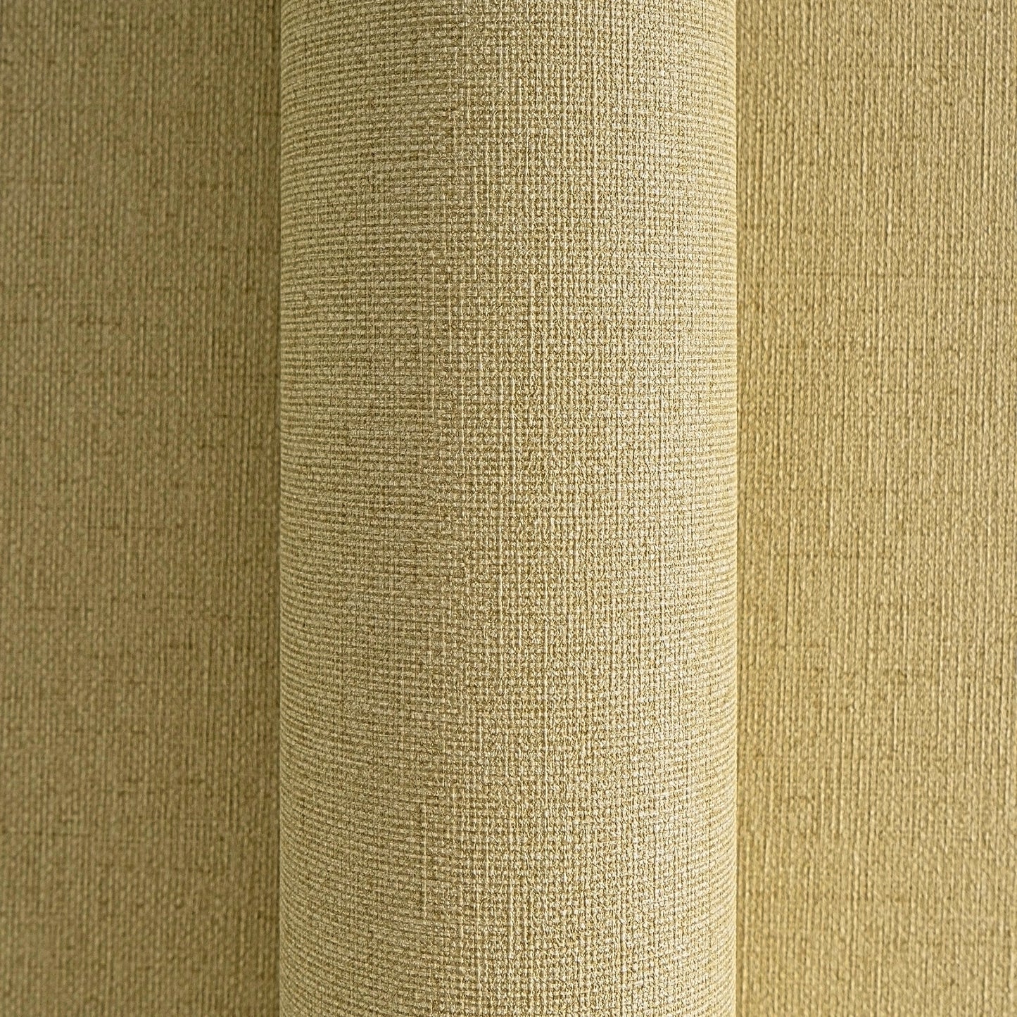 Mustertapete Leinenoptik Goldbeige - 10,05 m x 0,53 m