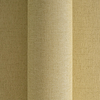 Mustertapete Leinenoptik Goldbeige - 10,05 m x 0,53 m