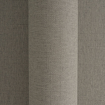 Mustertapete Leinenoptik Taupe Warm - 10,05 m x 0,53 m