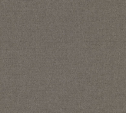 Mustertapete Leinenoptik Taupe Warm - 10,05 m x 0,53 m