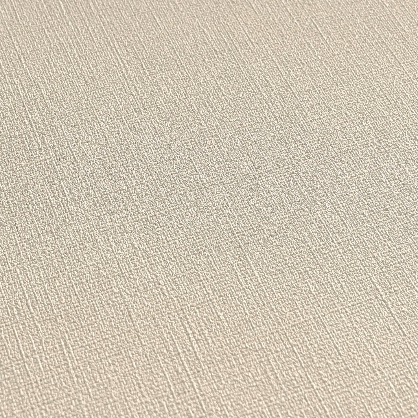 Mustertapete Leinenoptik Sandbeige - 10,05 m x 0,53 m
