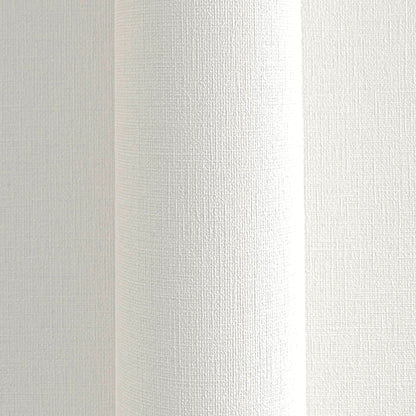 Mustertapete Leinenoptik Perlweiß - 10,05 m x 0,53 m