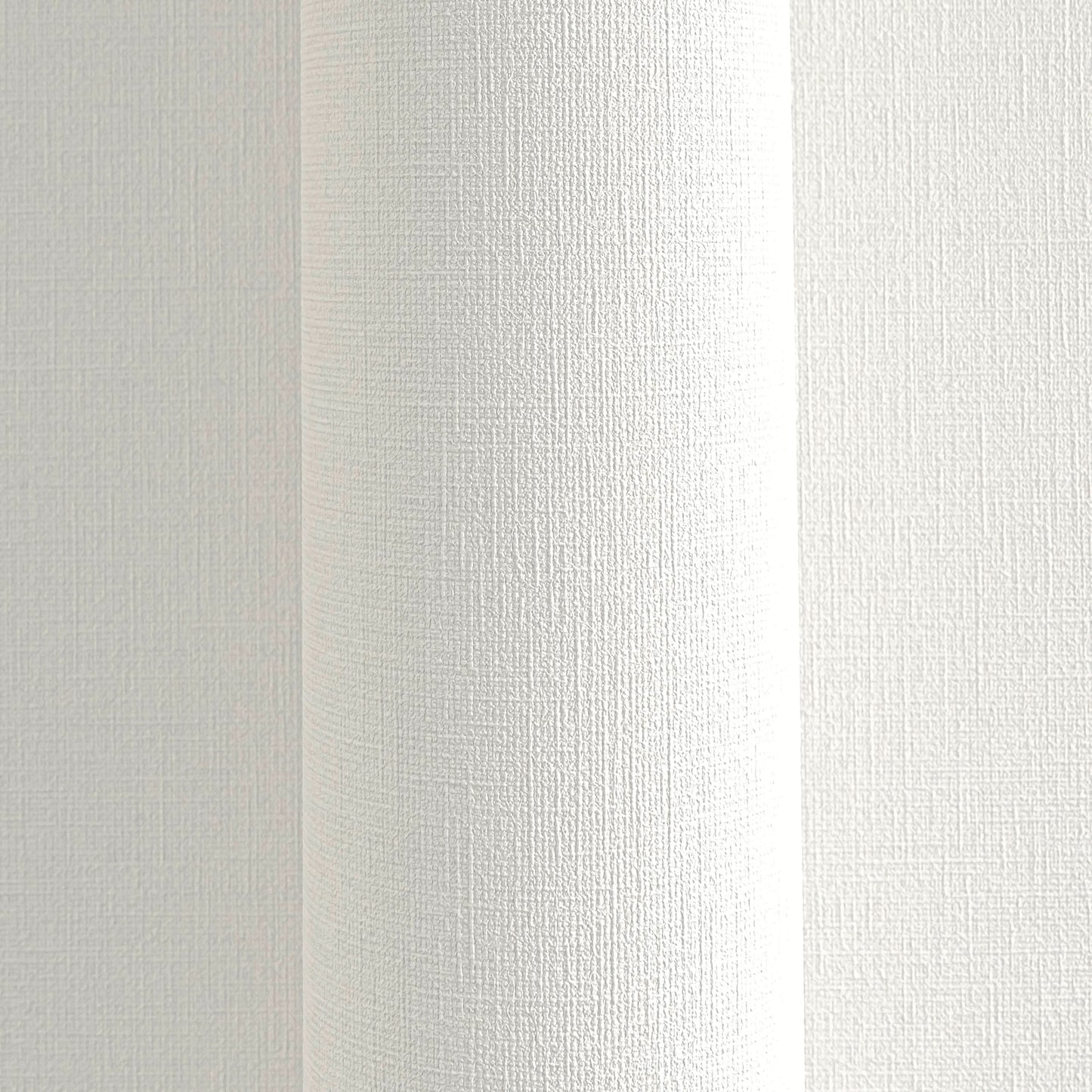 Livingwalls Vibes & Styles Vliestapete Strukturtapete Off White Leinenstruktur - 10,05 m x 0,53 m