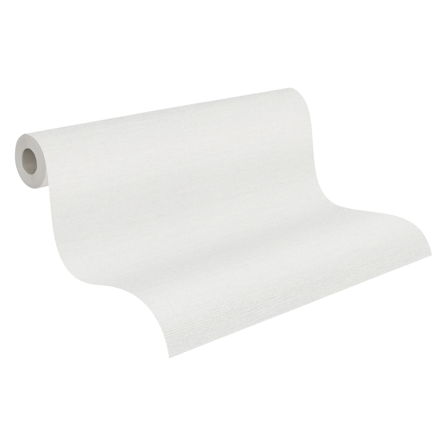 Livingwalls Vibes & Styles Vliestapete Strukturtapete Off White Leinenstruktur - 10,05 m x 0,53 m