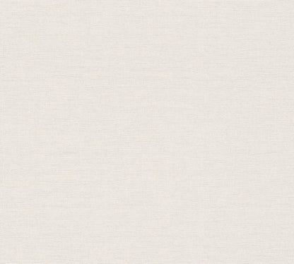 Livingwalls Vibes & Styles Vliestapete Strukturtapete Off White Leinenstruktur - 10,05 m x 0,53 m