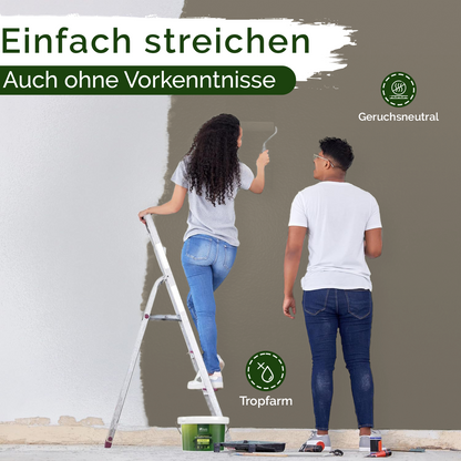 Wandfarbe Grau Matt – Aesthetic Ajwain Innenfarbe Veluxis®