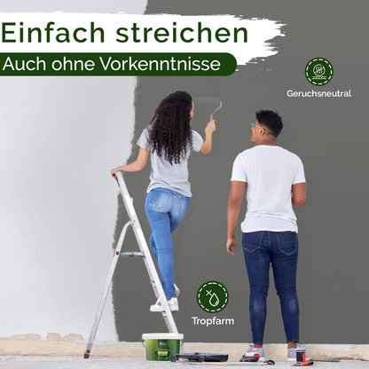 Wandfarbe Grau Matt – Chic Chia Innenfarbe Veluxis®