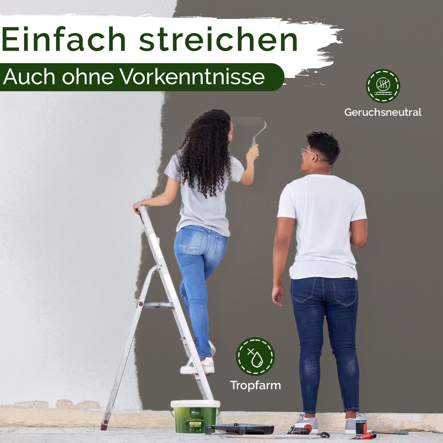 Universal Wandfarbe Earl Grey Tea – Deckend & Geruchsarm